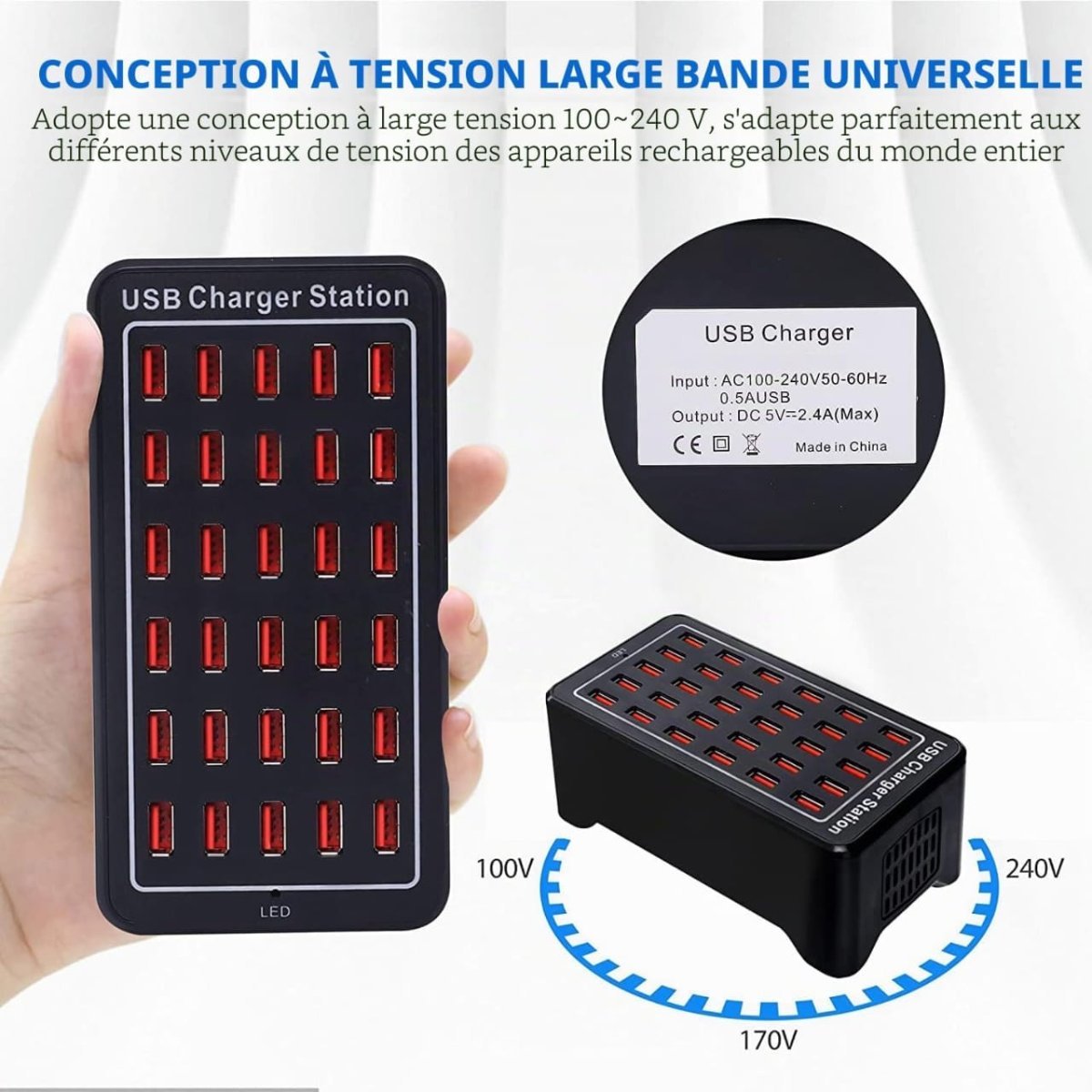 Station de charge multi tête